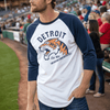 Detroit Baseball 3/4 Sleeve T-shirt
