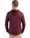 Cutter & Buck Coastline Eco Recycled Mens Hooded Shirt: Elemental Grey / 3XL / MCK01330
