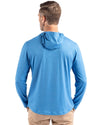 Cutter & Buck Coastline Eco Recycled Mens Hooded Shirt: Elemental Grey / 3XL / MCK01330