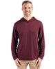 Cutter & Buck Coastline Eco Recycled Mens Hooded Shirt: Cardinal Red / M / MCK01330