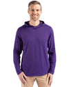 Cutter & Buck Coastline Eco Recycled Mens Hooded Shirt: Elemental Grey / 3XL / MCK01330