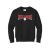 Bulldogs Paw Print Crewneck Sweatshirt