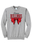 Romeo Bulldogs Youth Bow Crewneck