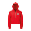 Romeo Bulldogs Ladies Crop Quarter Zip Hoodie