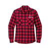 Romeo Bulldogs Ladies Plaid Flannel Shirt
