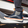 Men's Ankle Deck Boots: Navy