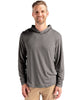 Cutter & Buck Coastline Eco Recycled Mens Hooded Shirt: Elemental Grey / 3XL / MCK01330