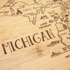 A Slice of Life Michigan Cutting & Charcuterie Board