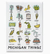 Michigan Things Rectangle Magnet
