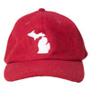 Michigan Adjustable Wool Baseball Hat