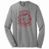 Vintage Bulldog Long Sleeve Triblend Tee